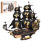 ROKR Seepferdchen Barke MCB02 3D Puzzle Holz Modellbausatz Erwachsene Bauen Schiffsmodell Bausatz Holz Basteln Dekoration Einzigartig Geschenk für Männer