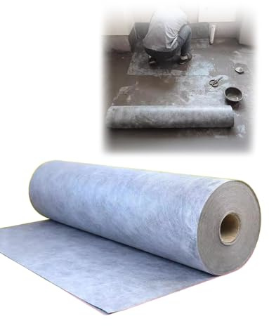 Generico Membrana Impermeabile for tetti, Membrana impermeabilizzante for tegole, Rotolo di Tessuto in polietilene da 300 g/m², Foglio Impermeabile, Feltro Traspirante for tetti(Coverage Area 10m²)