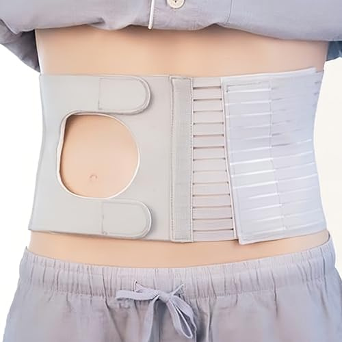 Stomiband För Män Och Kvinnor, U-Format Stomiband Med Justerbart Hål (6-8 Cm), Postoperativt Bukband, Minskar Parastomalt Bråck(Small)