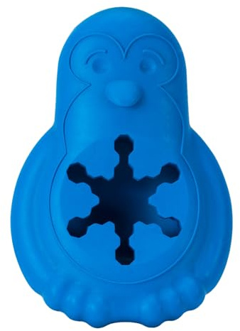 PetSafe Einfrierbares Leckerli-Spielzeug Chilly Penguin - Strapazierfähig, Vanilleduft - Interaktives Puzzlespielzeug aus Gummi gegen Langeweile oder Trennungsangst - Für mittelgroße und große Hunde