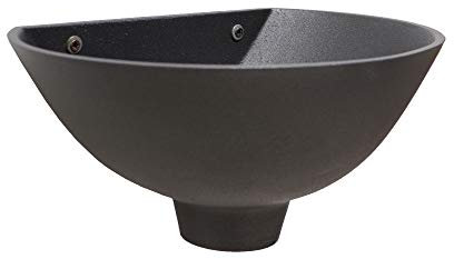 Fonderia Bongiovanni | Vasca a Muro | Fontanella da Giardino | Modello 600 | Color Antracite | per Casa Giardino | Terrazzo Cucina | Fontanella a Muro | Fontana da Parete