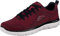 Skechers Brisbane, Herren-Schuhe, Rot - Rosso Nero E Rosso - Größe: 44 EU