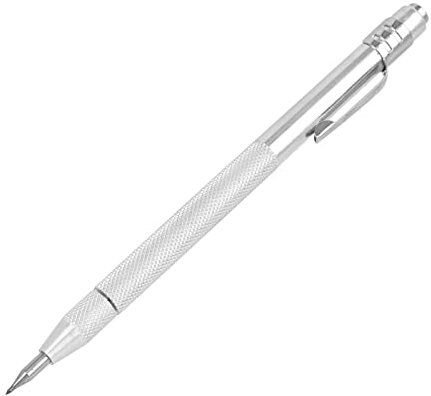 Garosa Scriber Scribing Pen Ceramica Scriber Forte magnetica Scribing Pen Manico in alluminio zigrinato Punta in carburo di tungsteno per metallo/vetro Legno Ceramica Pietra