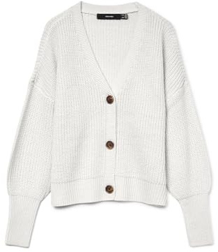 VERO MODA Knitted Cardigan VMLEA Knit Cardigan Cloud Dancer L Cloud Dancer L
