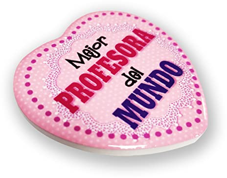 Imán corazón Nevera Mejor Profesora del Mundo