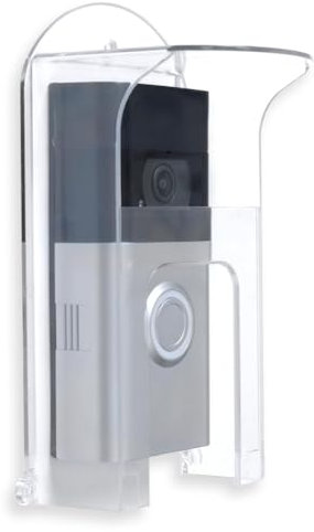 PPbreken Cubierta de Lluvia de PláStico Transparente para Timbre, Adecuada para Modelos de Timbre, Protector Impermeable, Timbres con VíDeo