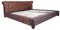 Chesterfield Bett Kunstleder Ehebett Vintage Doppelbett Polsterbett FHA091 Palazzo Exklusiv (140x200)