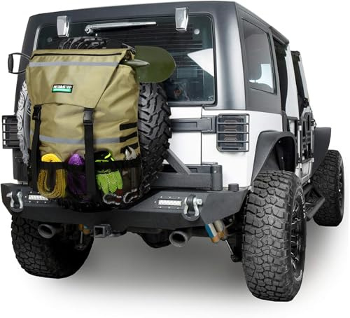WITSTEP Sac poubelle pour pneu de secours, sacs de rangement pour pneus de secours tout-terrain, sac de rangement robuste pour hayon de camion jusqu'à 101,6 cm, grand équipement de récupération pour