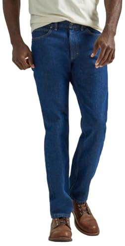 Lee Pantalones Vaqueros Legendary Regular, Corte Recto y Pierna Recta para Hombre, Pepper Prewash, 34W / 32L