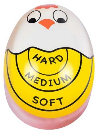 MarsHopper Egg Boiling Timer 1-Pack – Color-Changing in-Water Indicator for Soft, Medium & Hard Eggs