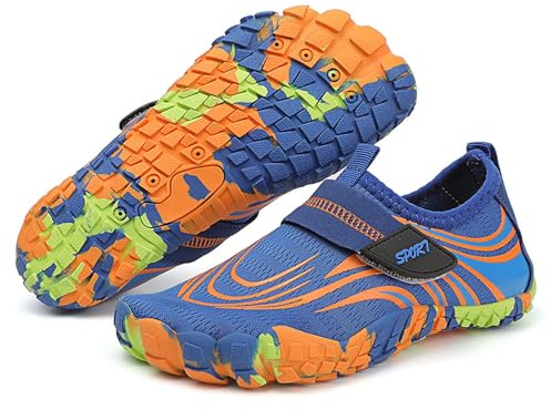 Barefoot Bambino Scarpe Barefoot Bambino Scarpe da Acqua in Tela Scarpette Mare Bambina Trekking 31 Senza Lacci Antiscivolo per Bambini Arrampicata 29 Piede Piatto Traspiranti Primavera 32 30 XL