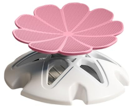 HuadaXtai Chaise Pivotante pour Enfants, Siège Rotatif, Jouet D'équilibre, Jouet Apaisant pour L'intérieur et L'extérieur, Jouet Sensoriel Antidérap, Rose