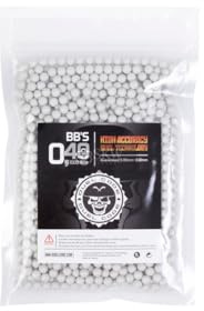 Bolas de 0,40 g Blancas para Airsoft no biodegradables. Bolsa de 1000 BBS - Marca Duel Code