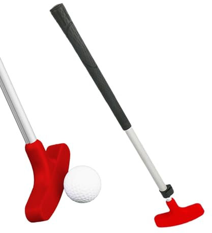 Barnputter – golfputter | utdragbart skaft för junior golfare | Justerbar putter för golf | Justerbar storlek för junior golfare | tvåvägs golfputter | justerbar längd för barn