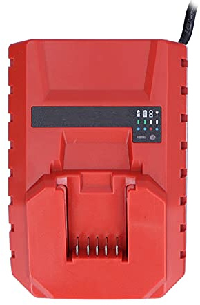 Walmeck Caricabatteria 12V C4/12-50 per, Guscio in ABS, Protezione Carica Completa, Sicurezza da Cortocircuito, Controllo Temperatura, Uscita Rossa 4A, per Accessori per (Spina europea)