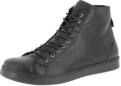 Andrea Conti Damen High Top Sneaker, schwarz, 38 EU