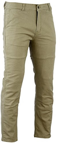 Bikers Gear Australia - Vaqueros de Motocicleta Modernos Estilo Chino con Forro Kevlar, con protección CE 1621-1