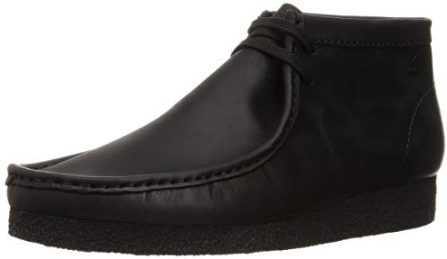 Clarks Shacre Boot Mens Black Leather, 8