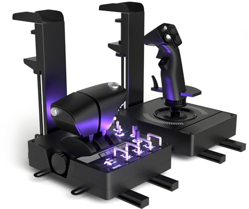 DIWANGUS Joystick Desk Mount For Thrustmaster T.16000m Fcs Hotas,No Installation Hotas Desk Mount For Logitech X56/X52/X52 Pro - 2 Piece [windows]