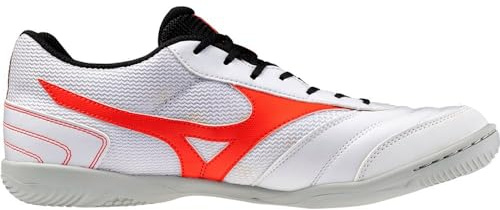 Zapatillas Mizuno MRL Sala Club Indoor Blanco Rojo Gris Futbol Sala Indoor Q1GA2403-91
