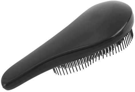 Detangler Bürste, Haarbürste Gegen Verheddern, Professionelle Detangler Bürste für Haarentwirrung, Weniger Haarausfall, Schmerzfreie Pflege, für alle Haartypen, für Frauen, Männer, Kinder, Schwarz
