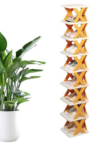 Knowlife Estante Vertical para Zapatos,Organizador Vertical de Zapatos de Múltiples Niveles - Estante Organizador Multifuncional de Calzado para Armario Baño y Esquina