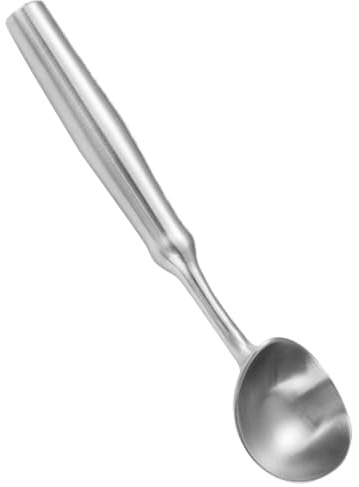 Porgeel Glasskopa rostfritt stål glasskopa med bekvämt handtag en del designsked non-stick för kakdeg gelato sorbet melon