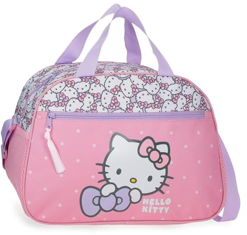 Hello Kitty My favourite bow, zaino per bambini, zaino per la scuola, rosa, Ampi spallacci regolabili, in poliestere. Borse Joumma.