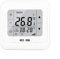 Advokingtap Digital Smart Thermostat Touchscreen Underfloor Heating Controller with Dual Temperature Sensors, Memory Function, 3 Working Modes, for Electric Heating Systems
