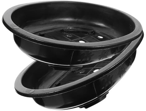 OFFSCH Ovaler Bonsai-trainingstopf 2 Stück Satz Für Innen Und Außen Großer Pflanztopf Wiederverwendbarer Blumentopf