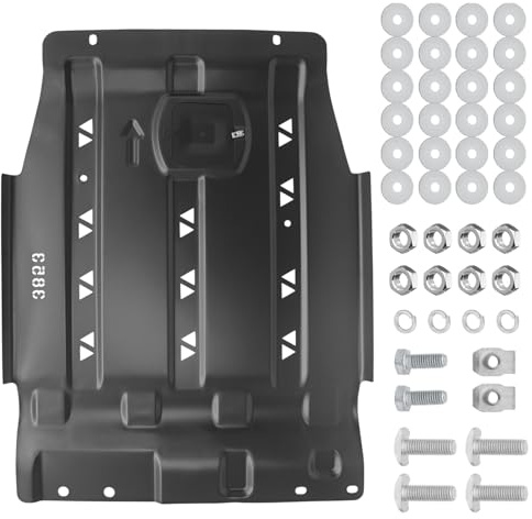 LDNMILES Transmission Protection Plate Compatible with 2015-2022 Ford F150 | Heavy-Duty Alloy Steel Underbody Shield | Direct Fit Skid Plate Replacement (2.7L/3.3L/3.5L/5.0L)