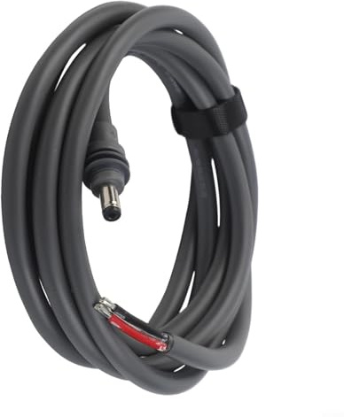1 st 14 AWG DC strömkabel förlängningssele kompatibel med Starlink mini gör-det-själv-kabelanvändning med 2 kärnor mantlad kabel hög temperaturbeständig (2 m)