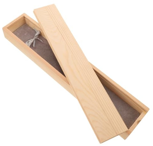 HAPINARY Kleine Kalligrafiepinsel-andenkenbox Feines Stifteetui Aus Holz Geschenkbox Für Einzelne Pinsel