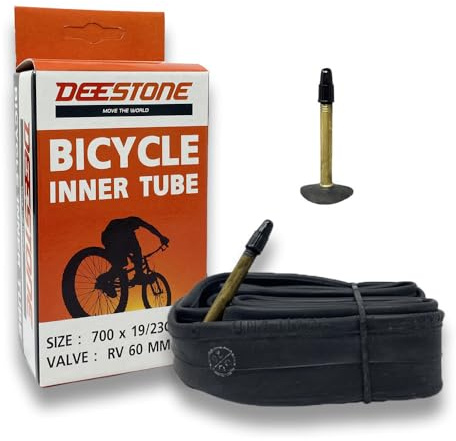 Camera d'Aria per Bicicletta 700x19/23C con Valvola Presta 60mm Deestone
