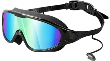 Adjustable Swimming Goggles 180-Degree Field Of View Prevent Water Seepage | Anti-Fog Summer Swimming Fun Ponds Streams Pools Waterparks Adults Teenagers Men Women 180 Degree View Anti Seepage Gog
