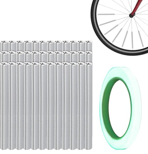 Reflectores de radios | Seguridad Impermeable de 36 Piezas | Clips Reflectantes para Bicicleta de montaña | para Bicicleta de Carretera, al Aire Libre, Viajes, Cochecito, Silla de Ruedas