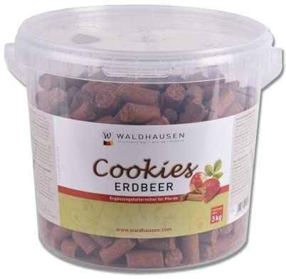 WALDHAUSEN Coockies Erdbeere, 3 kg, Eimer, Erdbeer