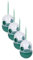 Wespenfalle 4er Set Insektenfalle Mückenfalle Wespenfänger 12cm Hoch 8cm Durchmesser Wespenschutz Wespen Falle Insekten Schutz Transparent zum Aufhängen Garten Terrasse Balkon