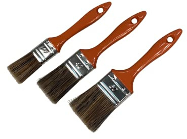 9057000 Lot de 3 pinceaux Plats fsc 100% lasure (sous Blister)