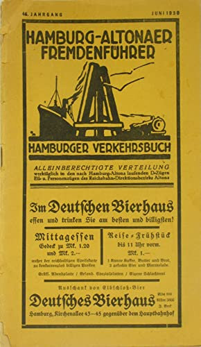 Hamburg-Altonaer Fremdenführer. Hamburger Verkehrsbuch.
