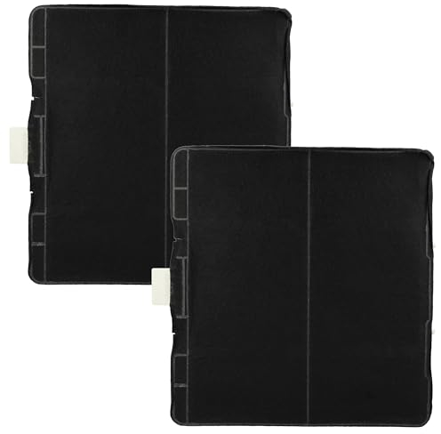 vhbw 2x Filtres à charbon actif compatible avec Siemens LC77BB542, LC77BC532, LC78BA542, LC94BA521, LC77BB532 hotte aspirante - 23,3 x 21,5 x 2,2 cm