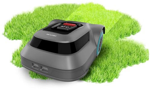 Cecotec Robot Tagliaerba Senza Fili per 500m2 Conga Grasshopper 500 Map Connected. Motore Digitale Brushless, App, Taglio Ordinato, Pendenza Max 45%, Regolatore Lame, Sensore Pioggia