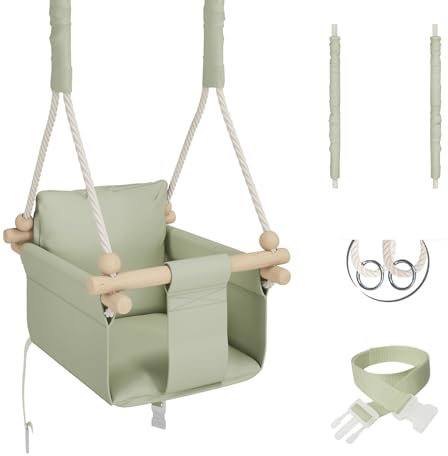 MAMOI Swing, indoor swing, wooden swing, swing for door frame, swing, swing for room