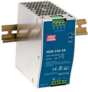 LevelOne Industr. Pow-4851 - Fuente de alimentación (48 V CC, 240 W, Carril DIN)