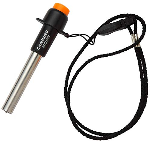Campingmoon I-1010 Piezo-Zünder-Feuerzeug mit funkelndem Druckknopf