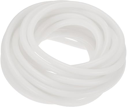 uxcell 5m Silicone Strip Solid Rod Window Sealing Strip 5mm Rubber Weather Stripping for Car Door Window, White