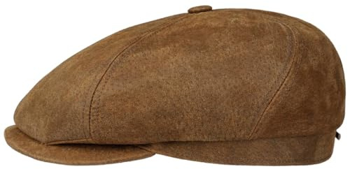 Stetson SOMBREROSHOP 6 Panel Gorra Gatsby Vintage Piel de Cerdo Hombre Otono Invierno