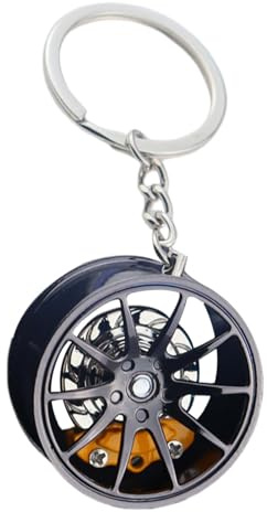 Wheel Hub Keychain Metal