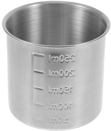 Cabilock Stainless Steel Rice Measuring Cup for Japanese Rice Cooker Accurate Scale for and Flour Kitchen Measure Cup Food Scoop 2.82 Oz 50.00 Ml