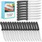 Couteaux à steak 24 pieces acier inox 22 cm couteau a steak viande